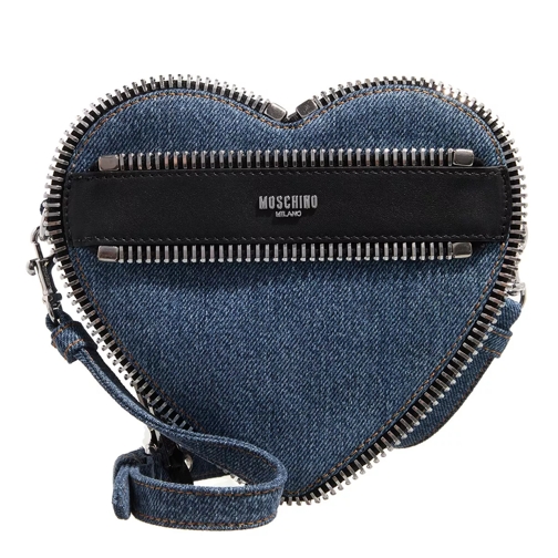 Moschino Moschino Rider-Denim Fantasia Blu Borsetta a tracolla