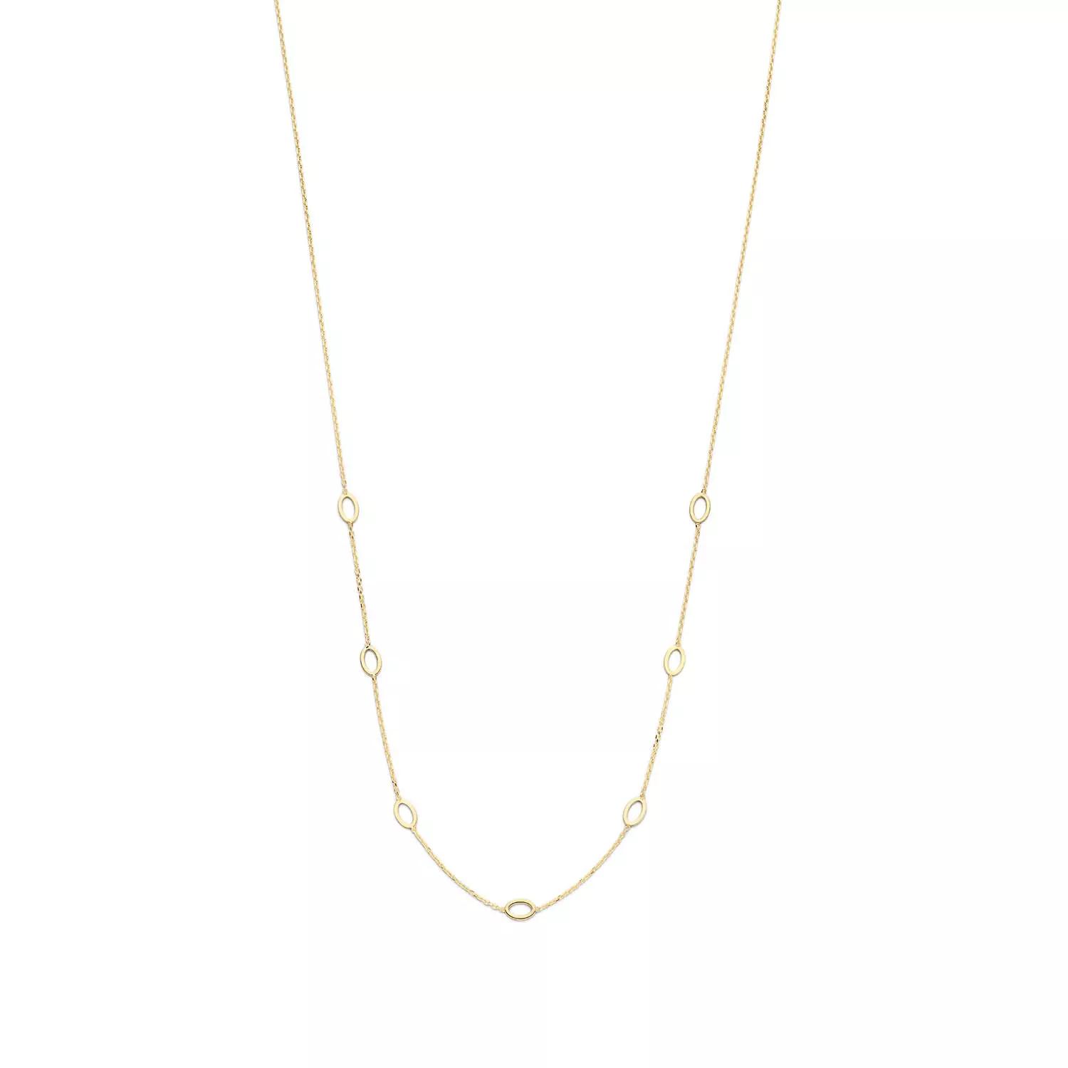 Jackie Gold Halskette - Jackie Long Oval Necklace - Gr. unisize - in Gold - für Damen