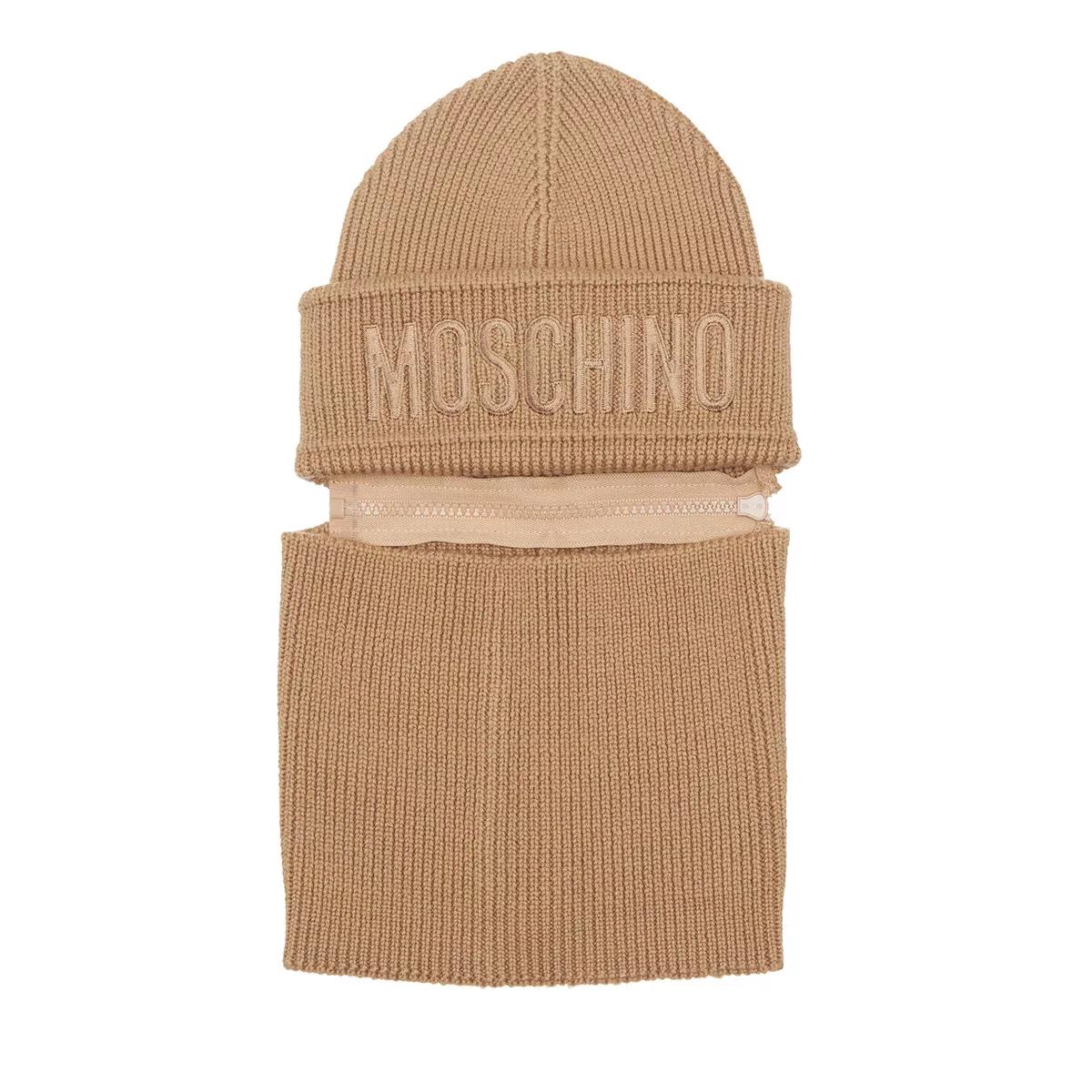 Moschino Mützen - Beanie - Gr. ONE - in Beige - für Damen