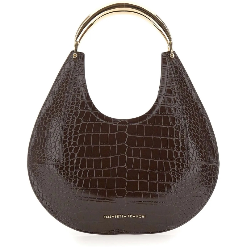 Elisabetta Franchi Tote Bags Brown braun