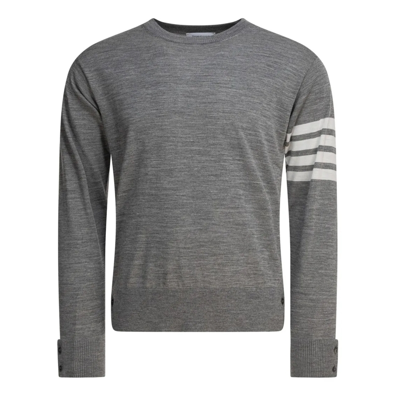 Thom Browne  Classic Crewneck Pullover Grey