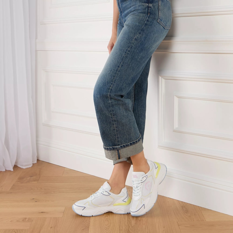 Karl Lagerfeld Low-Top-Sneaker Komet Maison Karl Lo Lace White Lthr & Textile(Image 2)