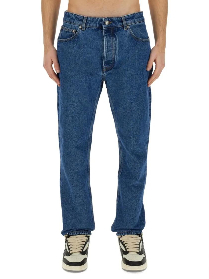 Thumbnail - Palm Angels - Straight Leg Jeans - Größe 32 - blau