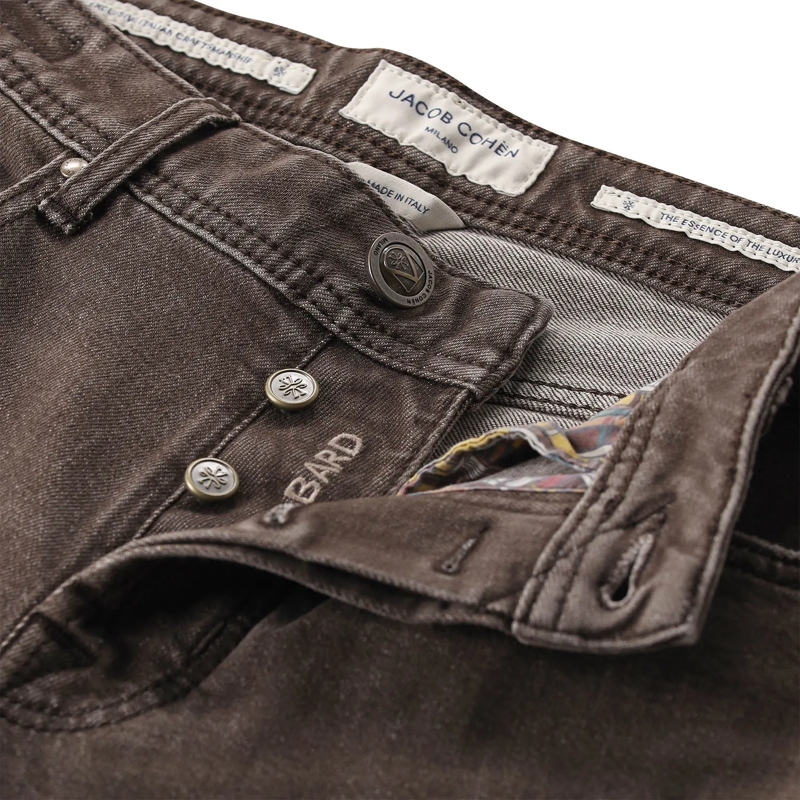 Jacob Cohen Jeans Slim-Fit Jeans Bard aus Baumwoll-Mix braun(Image 3)