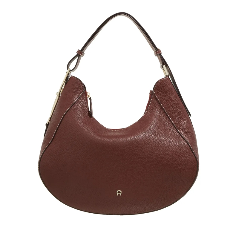 AIGNER Schultertasche Joan Dark Cognac