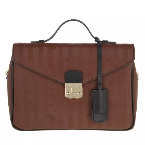 Maison Mollerus Marly Crossbody Bag Hazelnut Black Briefcase