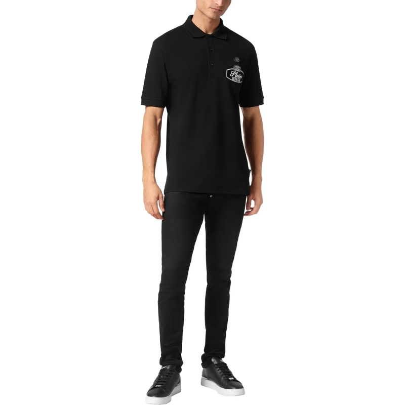 Philipp Plein Top Poloshirt Racing schwarz(Image 9)