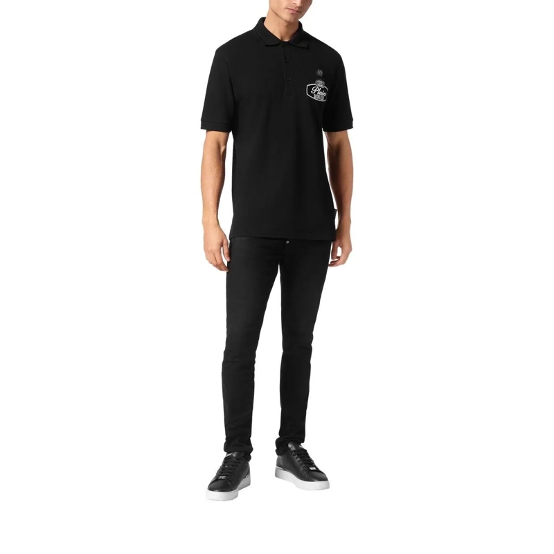 Philipp Plein Poloshirt Poloshirt Racing schwarz(Image 2)