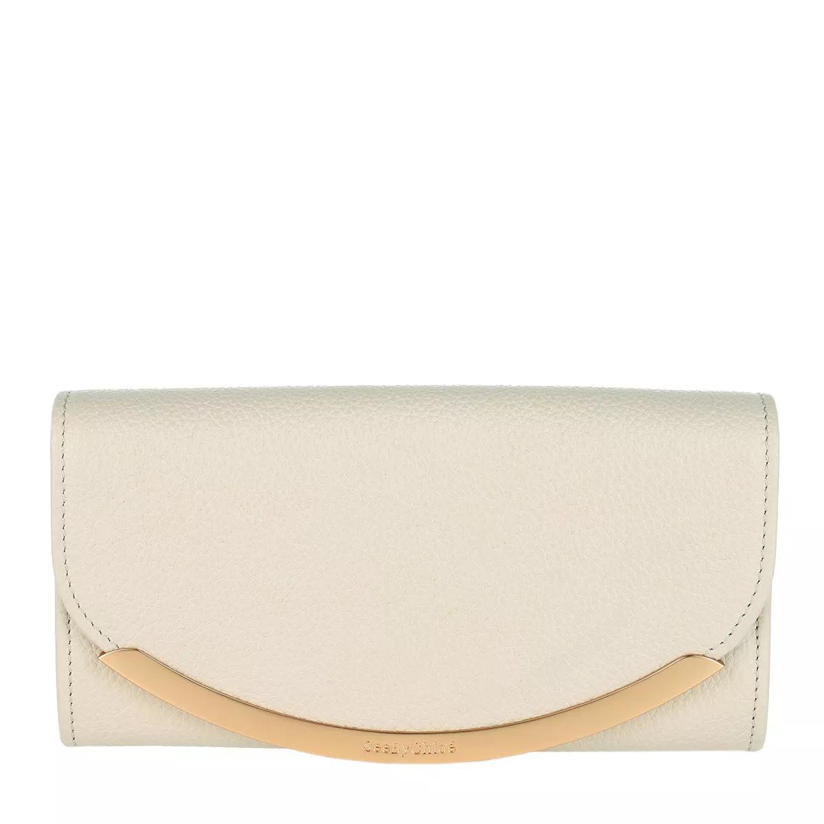 See By Chloé Portemonnaie - Continental Wallet Leather - Gr. unisize - in Beige - für Damen