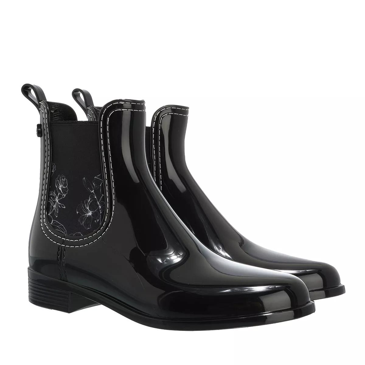 Black store jelly boots