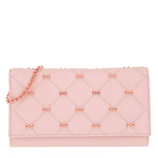 Ted Baker Cambre Quilted Bow Crossbody Bag Matinee Light Pink Crossbody Bag