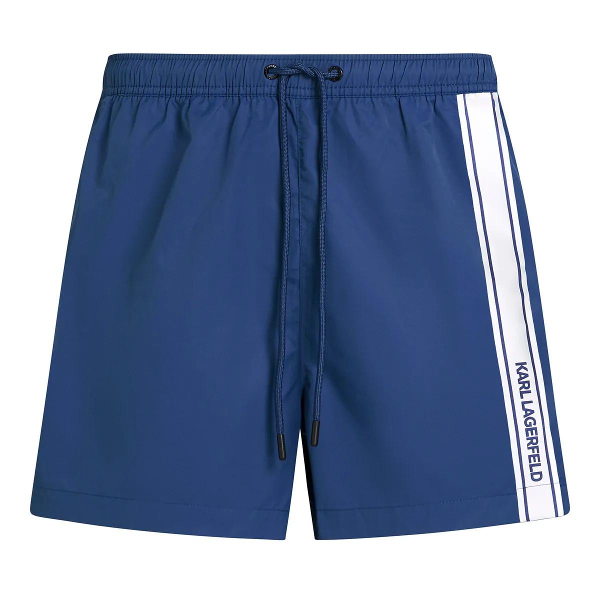 Thumbnail - Karl Lagerfeld - BOARDSHORTS MIT KARL-LOGO - Größe XS - blau