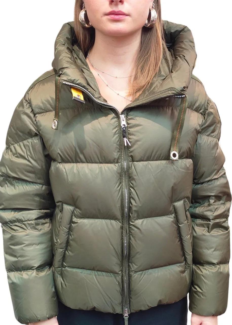 Thumbnail - Parajumpers - Doudoune courte Tilly nylon brillant Vert Rosmary - Größe XL - grün