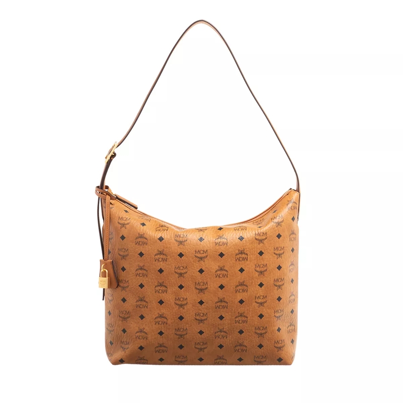 MCM Hobo Bag Aren Hobo Cognac