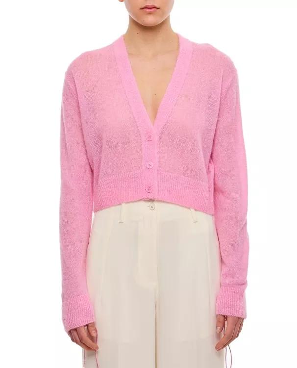 Cecille Bahnsen - Vicki Venus Soft Knit Cardigan - Größe M - pink