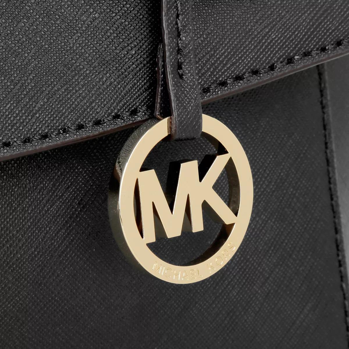 Michael Kors Satchels Ava Small TH Satchel in zwart