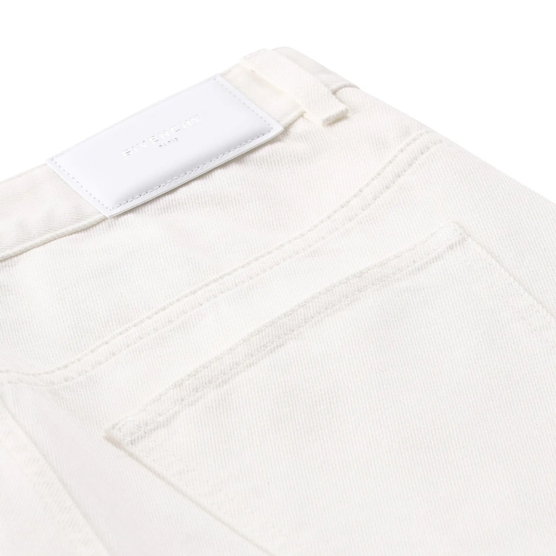Givenchy Jeans Straight-Fit Jeans aus Baumwolle weiß(Image 5)