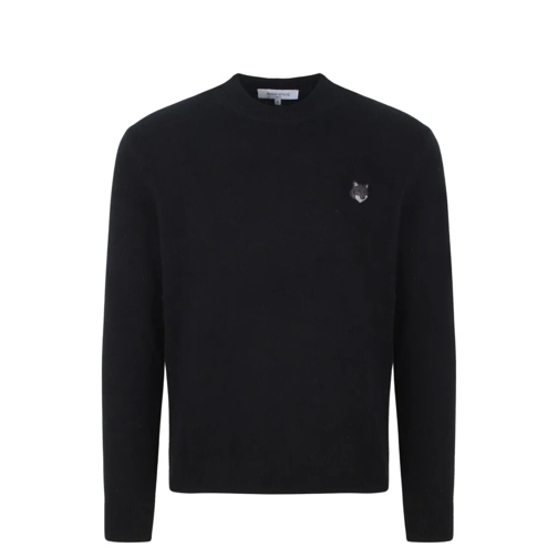 Maison Kitsune Pull Bold Fox Sweater Black