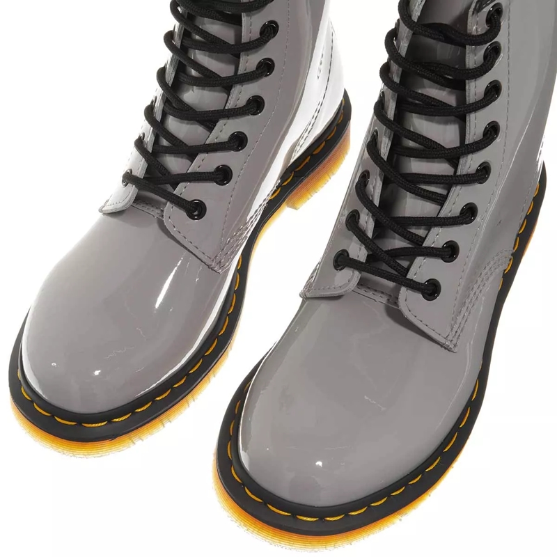 Dr. Martens Schnürstiefel 1460 W Zinc Grey Patent Lamper(Image 5)
