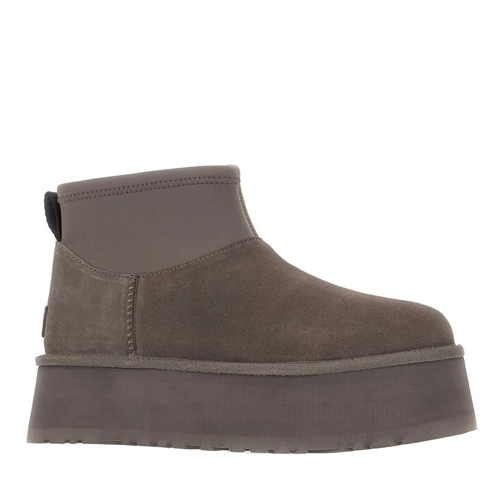 UGG Winterlaarzen UGG Grey suede Classic Mini Dipper ankle boots grau