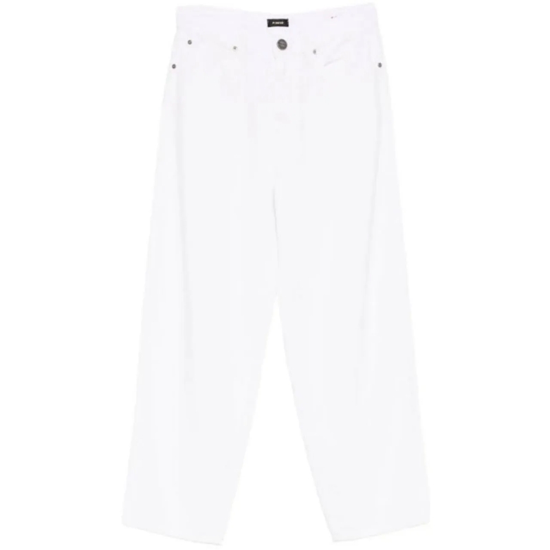 Pinko Boyfriend-Jeans Pinko Main Coll. Trousers White weiß