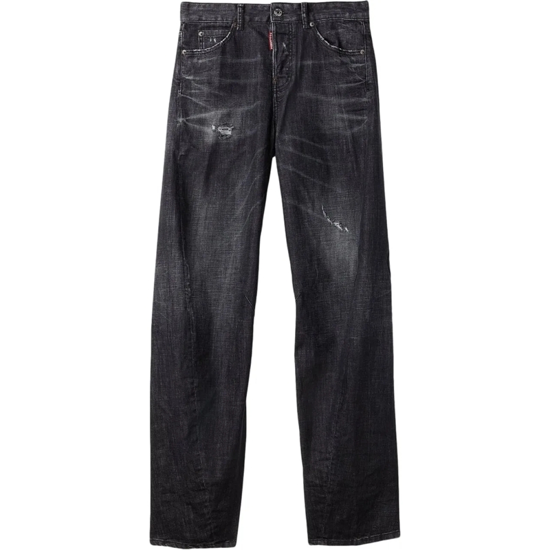 Dsquared2 Jeans à jambe droite Wide leg jeans schwarz