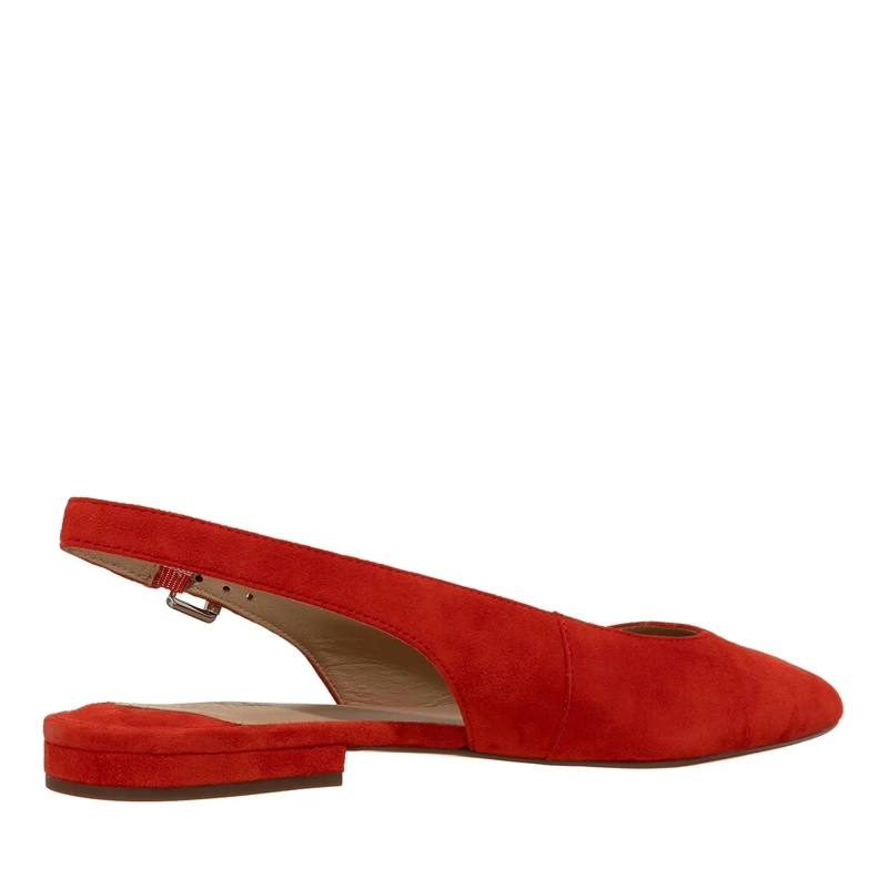 Lauren Ralph Lauren Ballerinas Londyn Slbck-Flats-Slingback Bright Vermilion(Image 3)