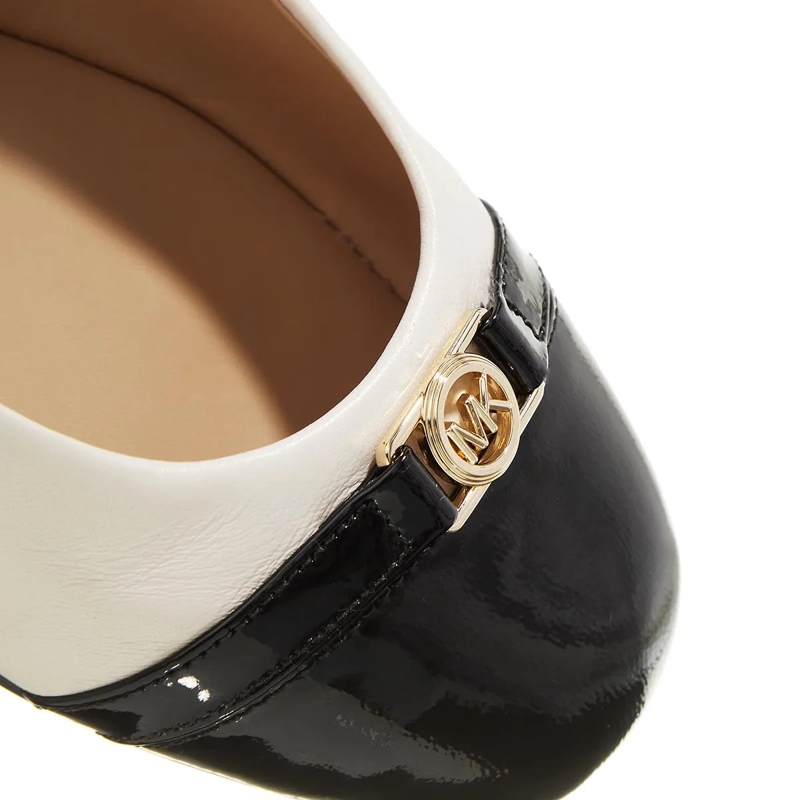MICHAEL Michael Kors Ballerinas Mandy Flex Ballet Lt Crm/Black(Image 4)