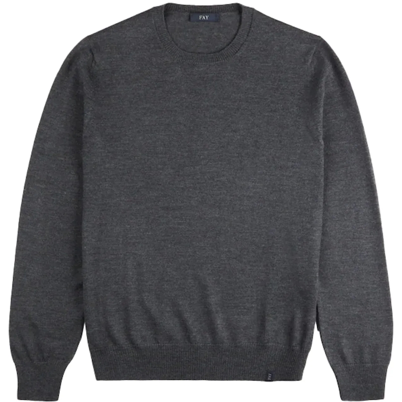 Fay  Sweaters Catrame schwarz