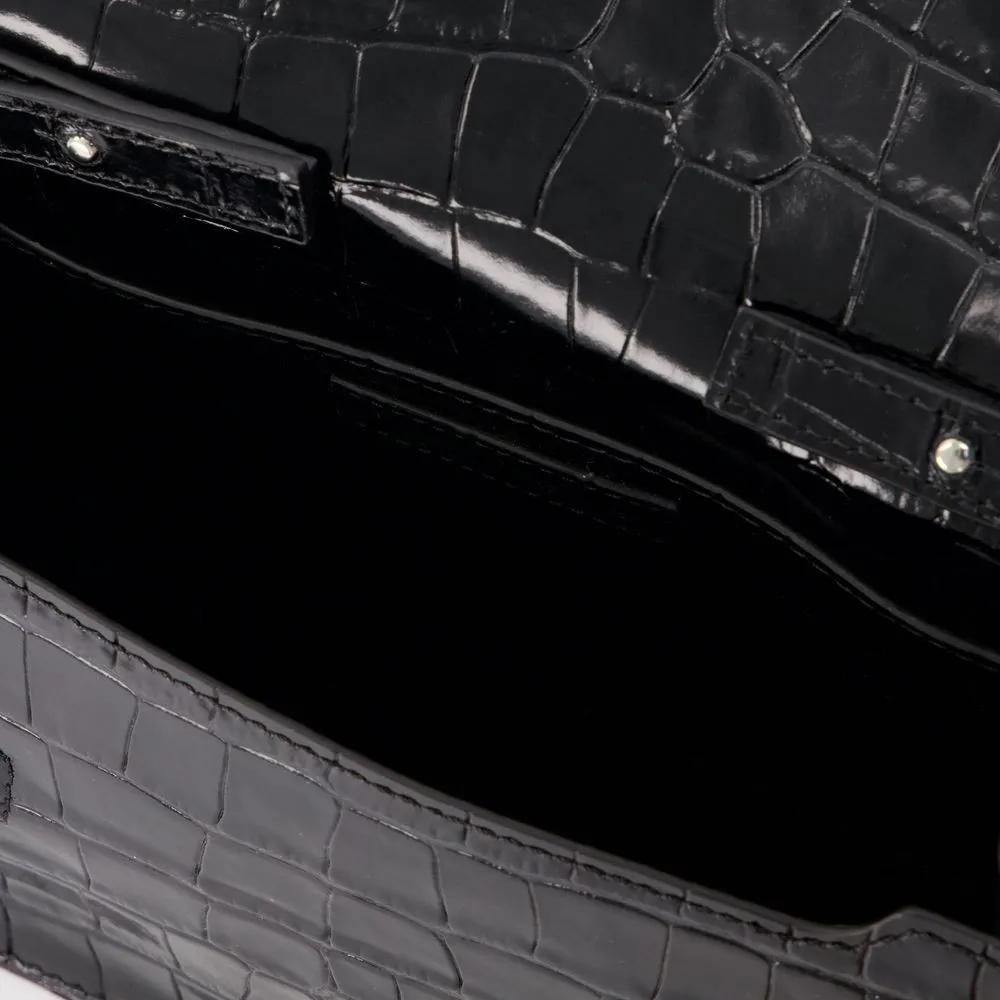 Coperni Hobo bags Mini Folder Bag Leather Black in zwart