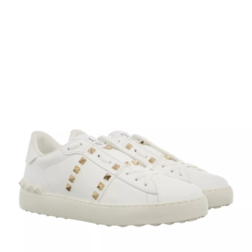 Leather all hot sale white sneakers