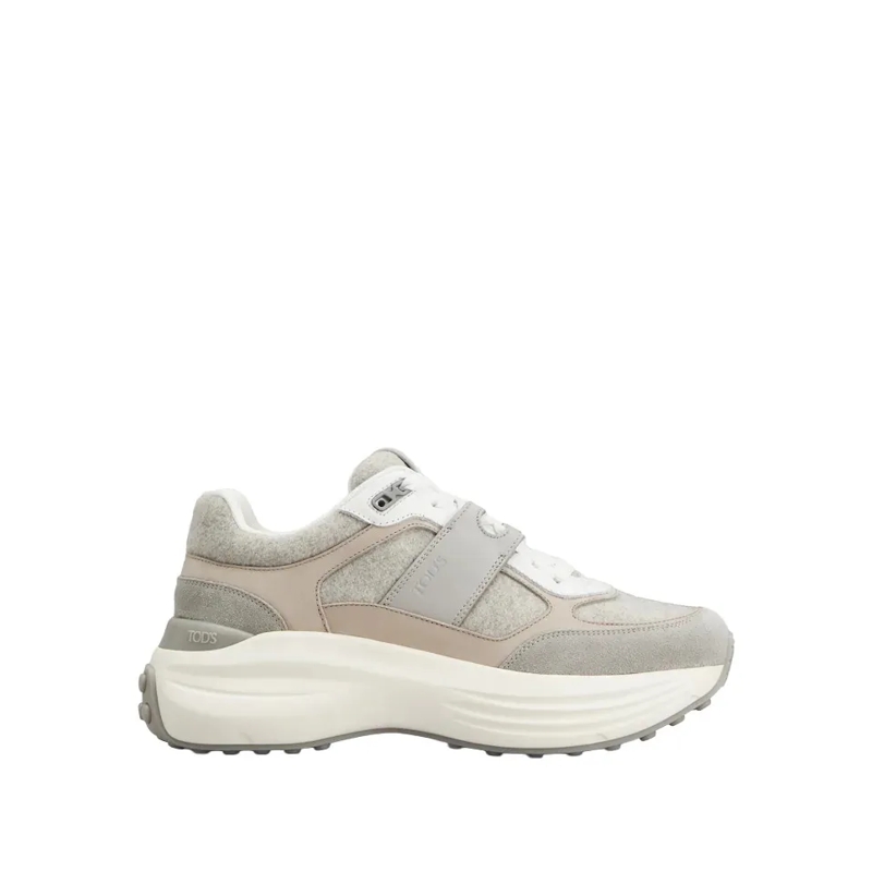 Tod's Low-Top-Sneaker Contemporary Lace-Up Sneakers With Elegant Design Grey