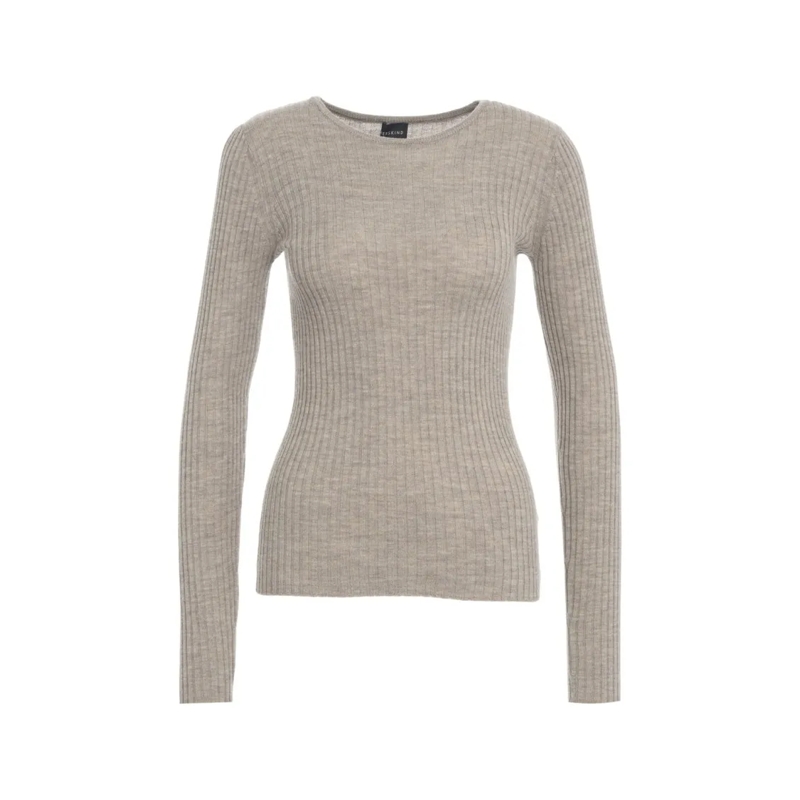 HERSKIND Pullover Nova' Ribbed Sweater Grey