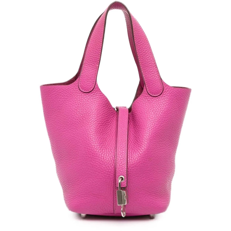 Hermès Fourre-tout Clemence Picotin Lock 18 rose