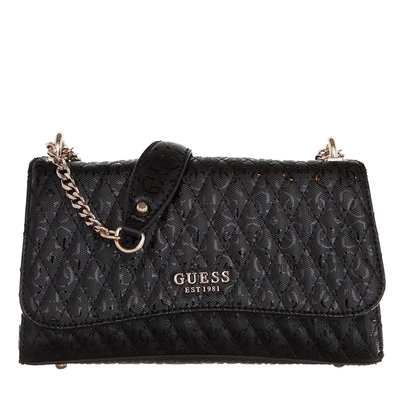 Guess Crossbody Bag Betula Convertible Xbody Flap Black