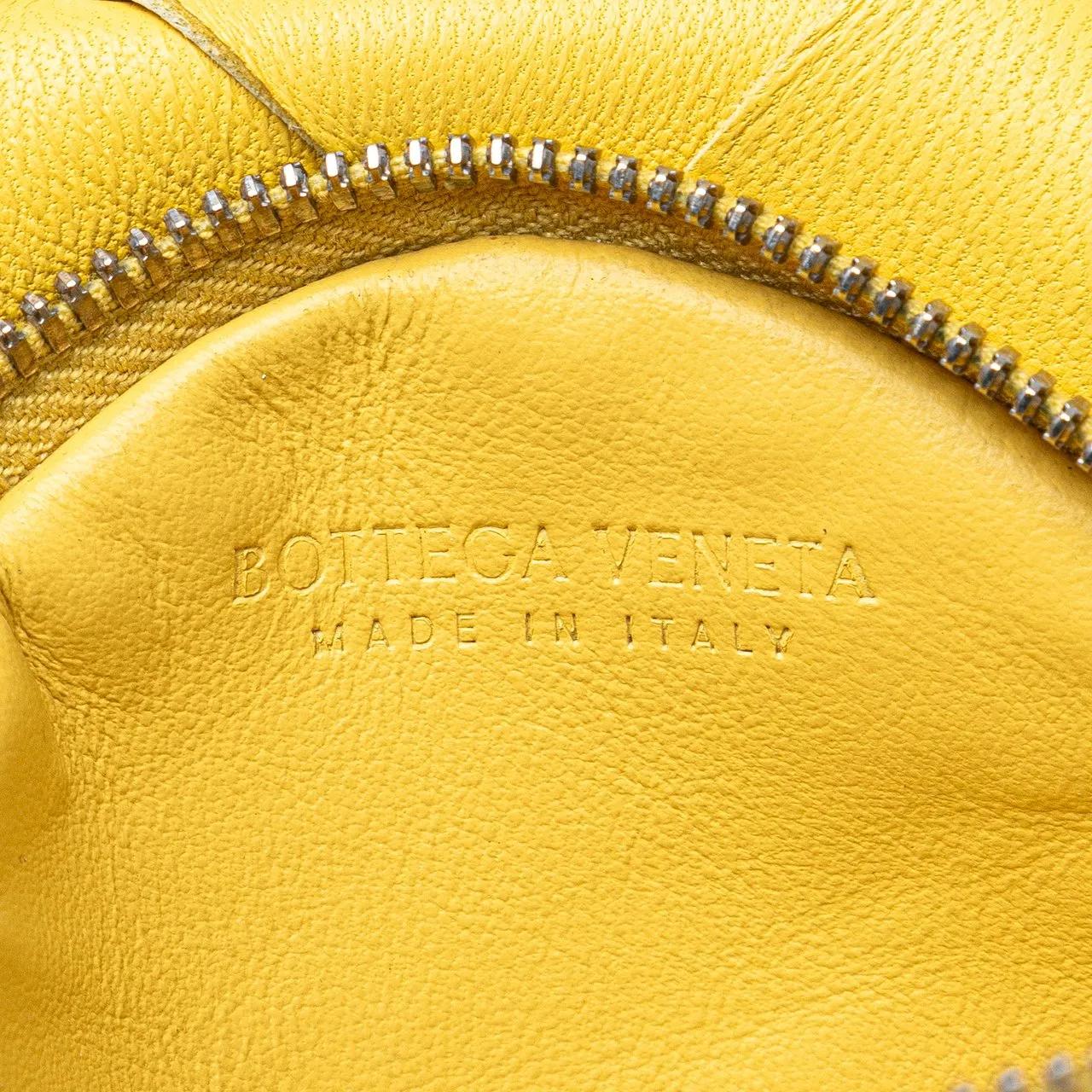 Thumbnail - Bottega Veneta Portemonnaie - Nappa Maxi Intrecciato Coin Pouch - Gr. unisize - in Gelb - für Damen