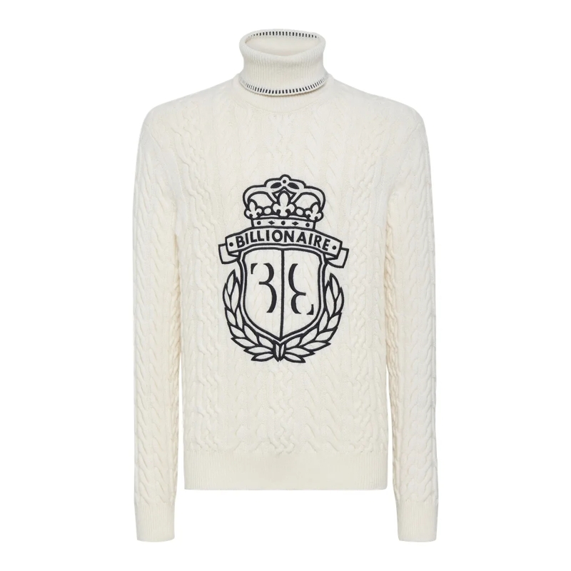 BILLIONAIRE  Rollkragenpullover weiss