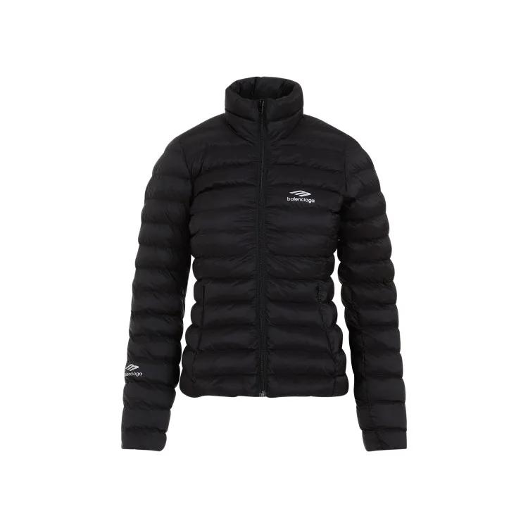 Balenciaga - Ski Fitted Black Polyamide Puffer Jacket - Größe 34 - schwarz