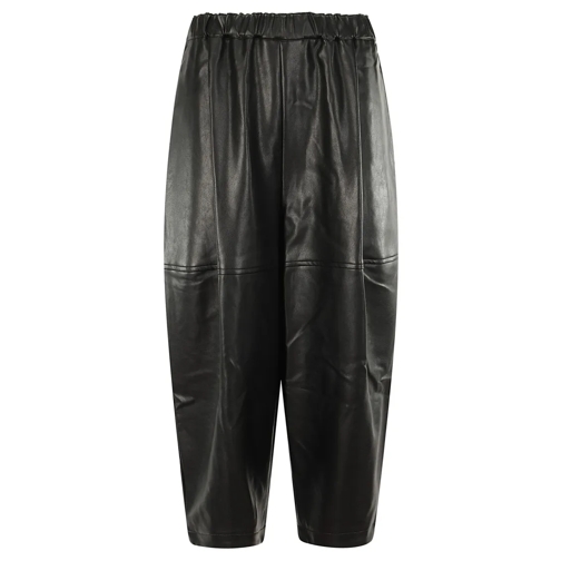 Comme des Garcons  Imitation Leather Trousers Black