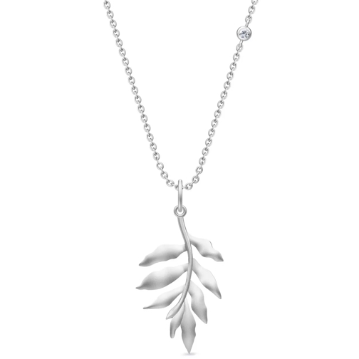 Julie Sandlau Tree of Life Necklace Silver Mellanlångt halsband