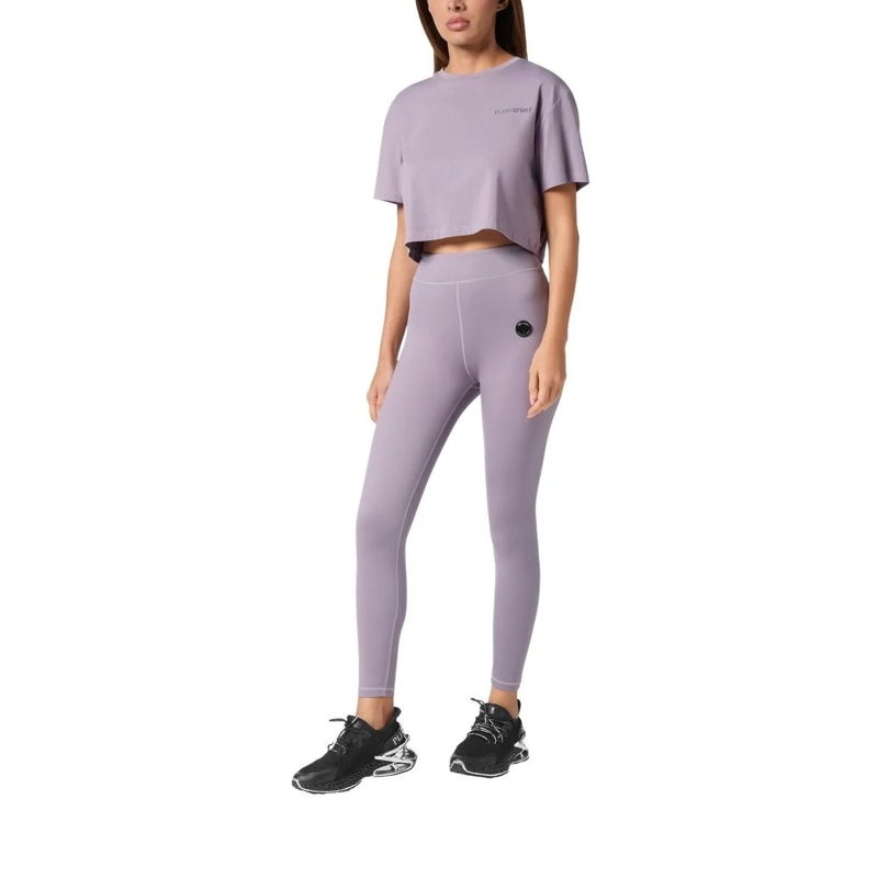 Plein Sport Leggings 2-In-1 Laufhose Scratch lila(Image 2)
