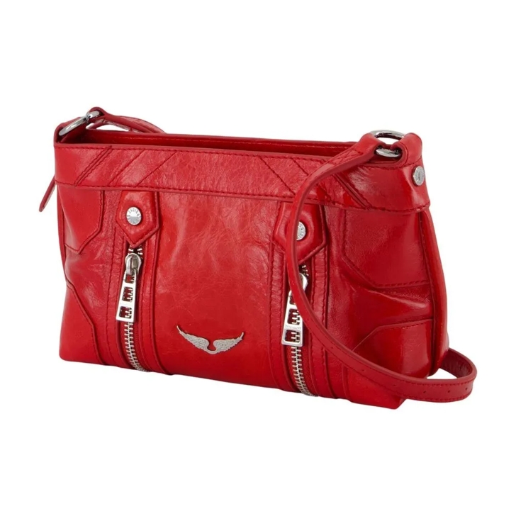 Zadig Voltaire Sunny Mood Crossbody Leather Red Red Sac à