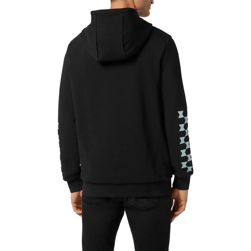 Philipp Plein Top Sweatjacke Mit Kapuze schwarz(Image 2)