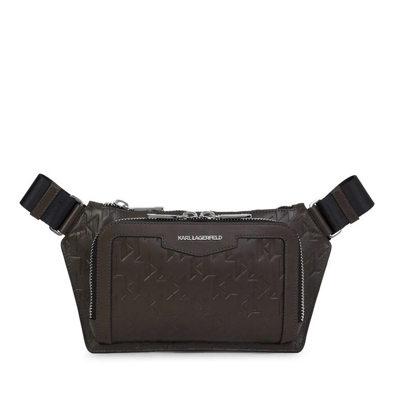 Karl Lagerfeld Crossbody Bag K/LOOM GÜRTELTASCHE AUS LEDER Gürteltasche braun