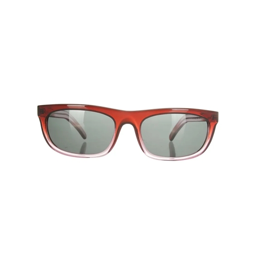 Our Legacy Sonnenbrille Red Oval Sunglasses Red