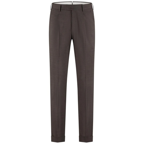 Pt Torino Jeans Slim Fit Masterfit, One Pleat braun