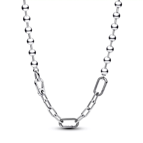 Pandora ME Metal Bead & Link Chain Necklace No Color Mellanlångt halsband