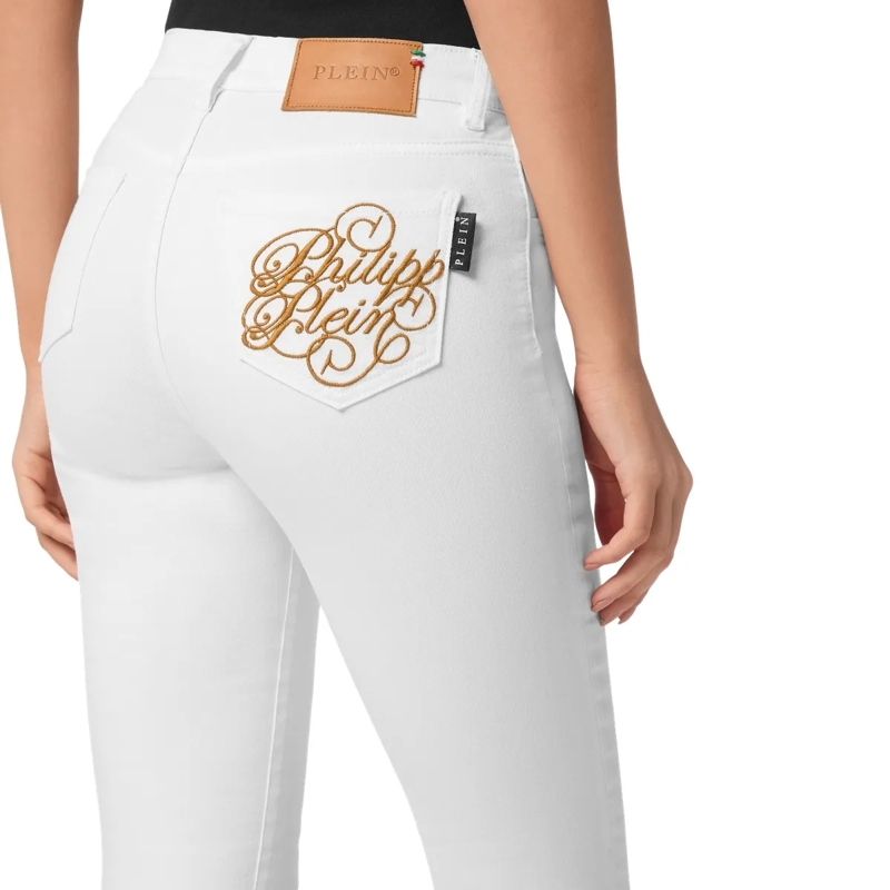 Philipp Plein Skinny-Leg-Jeans Jeggings weiss(Image 5)