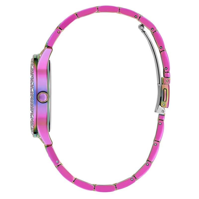 Guess Quarzuhr Quarz-Analoguhr Shooting Star lila(Image 2)