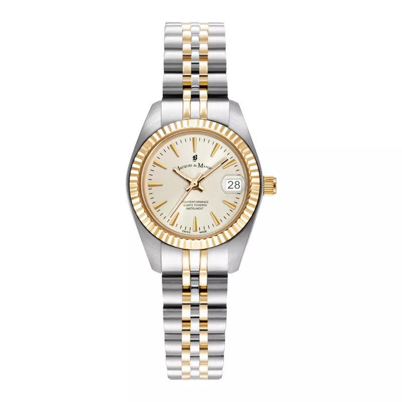 Jacques du Manoir Quarzuhr Inspiration Classic Uhr Bi-color